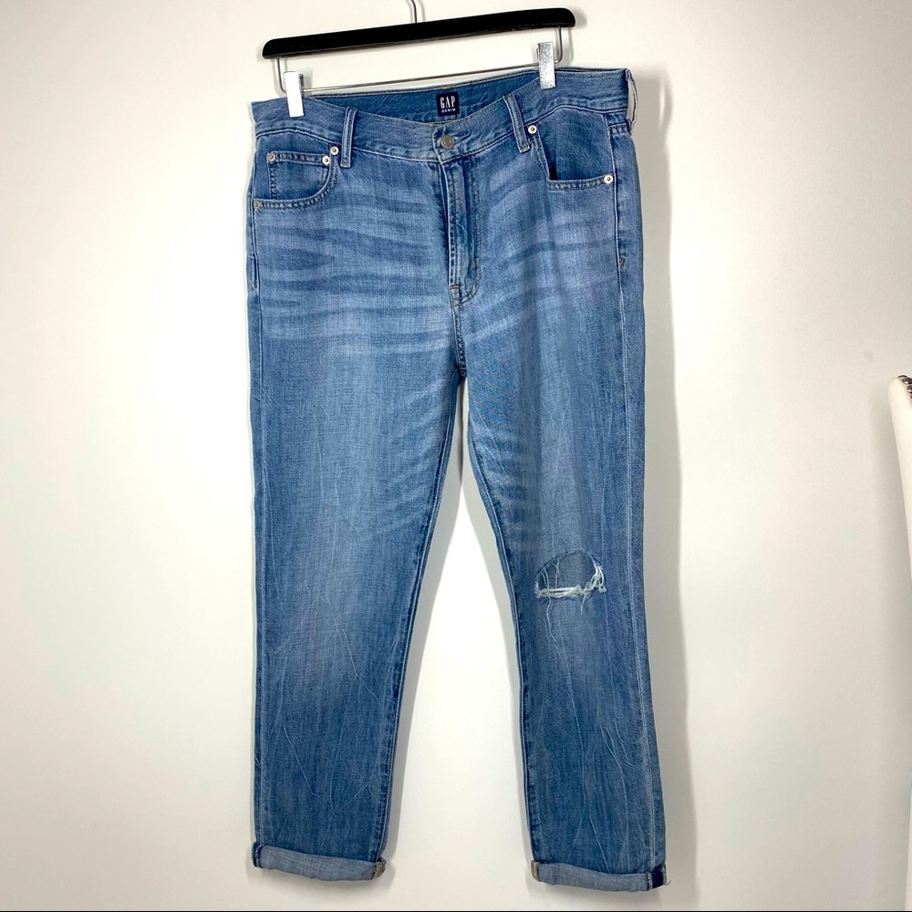Gap Denim Best Girlfriend Jeans  Distressed 30 Preloved